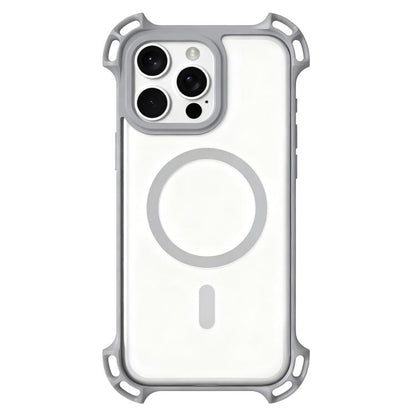 Drone-Style Four-Corner Shockproof Acrylic MagSafe Phone Case, For iPhone 12 Pro Max, For iPhone 12 Pro, For iPhone 11