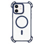 Drone-Style Four-Corner Shockproof Acrylic MagSafe Phone Case, For iPhone 12 Pro Max, For iPhone 12 Pro, For iPhone 11