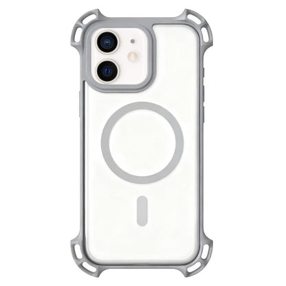 Drone-Style Four-Corner Shockproof Acrylic MagSafe Phone Case, For iPhone 12 Pro Max, For iPhone 12 Pro, For iPhone 11