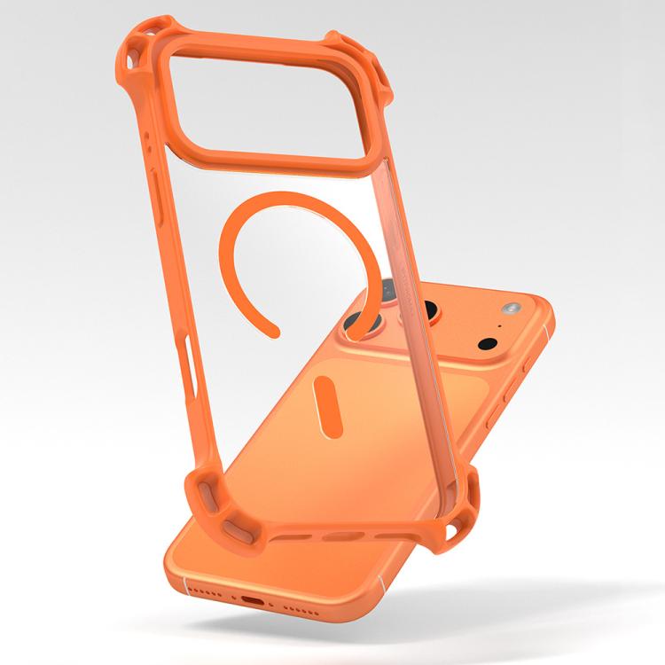 Drone-Style Four-Corner Shockproof Acrylic MagSafe Phone Case, For iPhone 12 Pro Max, For iPhone 12 Pro, For iPhone 11