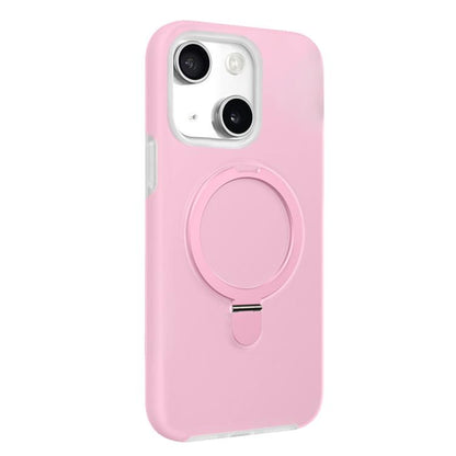 Jelly Liquid Silicone MagSafe Holder Phone Case, For iPhone 15 Pro, For iPhone 15