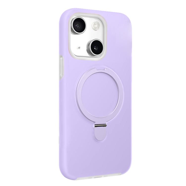 Jelly Liquid Silicone MagSafe Holder Phone Case, For iPhone 15 Pro, For iPhone 15