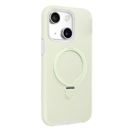 Jelly Liquid Silicone MagSafe Holder Phone Case, For iPhone 15 Pro, For iPhone 15
