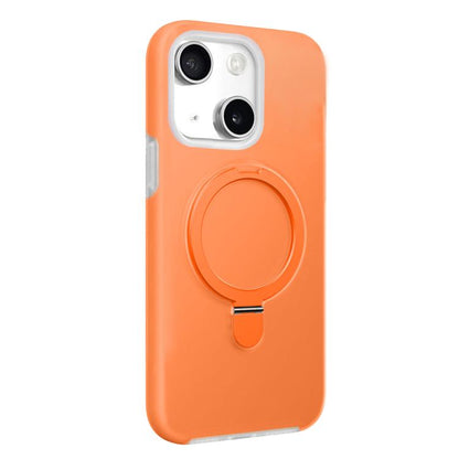 Jelly Liquid Silicone MagSafe Holder Phone Case, For iPhone 15 Pro, For iPhone 15