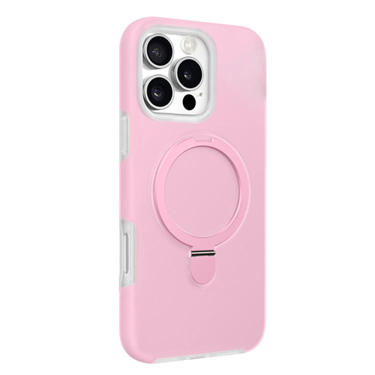 Jelly Liquid Silicone MagSafe Holder Phone Case, For iPhone 16 Pro Max, For iPhone 16 Pro