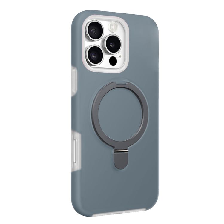 Jelly Liquid Silicone MagSafe Holder Phone Case, For iPhone 16 Pro Max, For iPhone 16 Pro