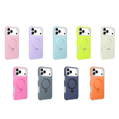 Jelly Liquid Silicone MagSafe Holder Phone Case, For iPhone 17, For iPhone Air