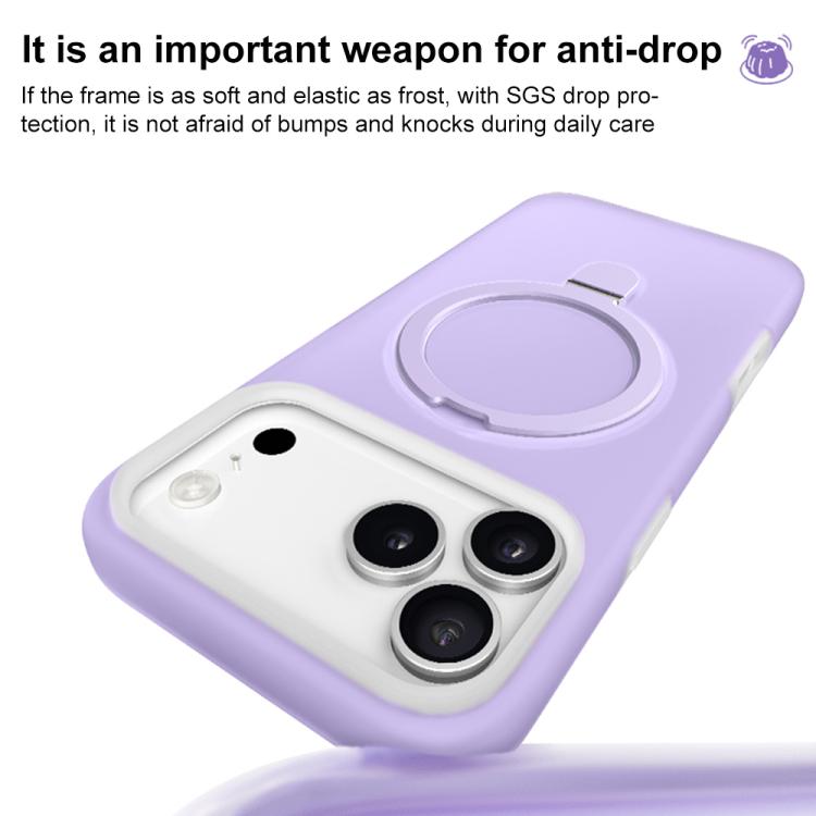 Jelly Liquid Silicone MagSafe Holder Phone Case, For iPhone 17 Pro Max, For iPhone 17 Pro