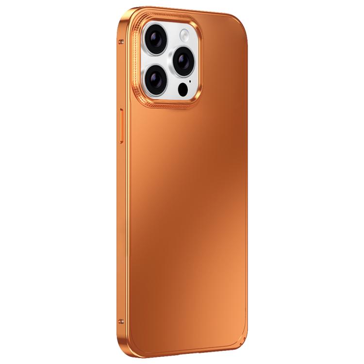 Metal Frame Micro-frosted Back Panel Phone Case, For iPhone 14 Pro, For iPhone 14 Pro Max