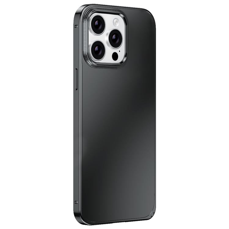 Metal Frame Micro-frosted Back Panel Phone Case, For iPhone 17 Pro Max, For iPhone 17 Pro, For iPhone 17, For iPhone Air, For iPhone 16 Pro Max, For iPhone 16 Pro, For iPhone 15 Pro Max, For iPhone 15 Pro