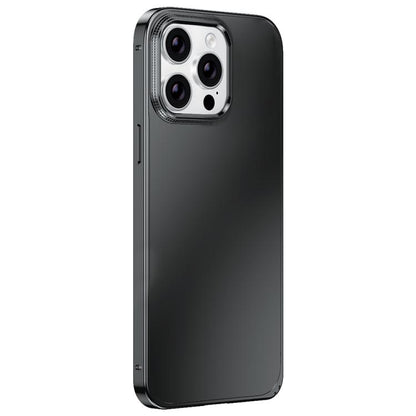 Metal Frame Micro-frosted Back Panel Phone Case, For iPhone 17 Pro Max, For iPhone 17 Pro, For iPhone 17, For iPhone Air, For iPhone 16 Pro Max, For iPhone 16 Pro, For iPhone 15 Pro Max, For iPhone 15 Pro