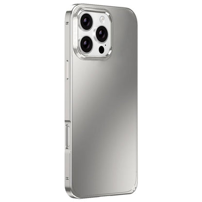 Metal Frame Micro-frosted Back Panel Phone Case, For iPhone 17 Pro Max, For iPhone 17 Pro, For iPhone 17, For iPhone Air, For iPhone 16 Pro Max, For iPhone 16 Pro, For iPhone 15 Pro Max, For iPhone 15 Pro