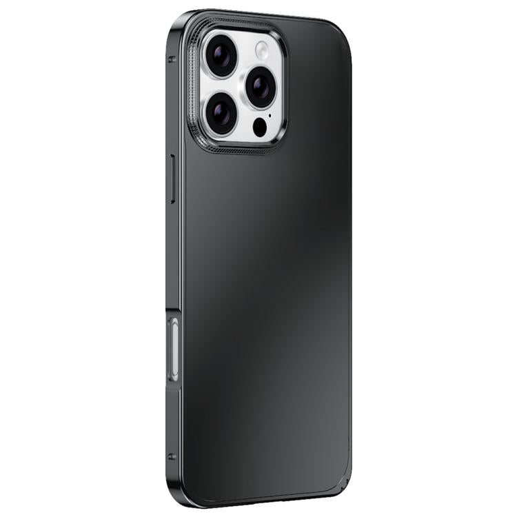 Metal Frame Micro-frosted Back Panel Phone Case, For iPhone 17 Pro Max, For iPhone 17 Pro, For iPhone 17, For iPhone Air, For iPhone 16 Pro Max, For iPhone 16 Pro, For iPhone 15 Pro Max, For iPhone 15 Pro