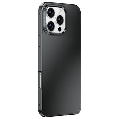 Metal Frame Micro-frosted Back Panel Phone Case, For iPhone 17 Pro Max, For iPhone 17 Pro, For iPhone 17, For iPhone Air, For iPhone 16 Pro Max, For iPhone 16 Pro, For iPhone 15 Pro Max, For iPhone 15 Pro