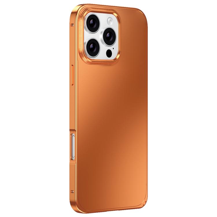 Metal Frame Micro-frosted Back Panel Phone Case, For iPhone 17 Pro Max, For iPhone 17 Pro, For iPhone 17, For iPhone Air, For iPhone 16 Pro Max, For iPhone 16 Pro, For iPhone 15 Pro Max, For iPhone 15 Pro