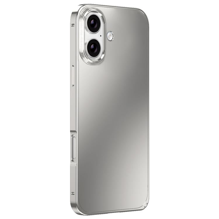 Metal Frame Micro-frosted Back Panel Phone Case, For iPhone 17 Pro Max, For iPhone 17 Pro, For iPhone 17, For iPhone Air, For iPhone 16 Pro Max, For iPhone 16 Pro, For iPhone 15 Pro Max, For iPhone 15 Pro