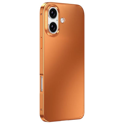 Metal Frame Micro-frosted Back Panel Phone Case, For iPhone 17 Pro Max, For iPhone 17 Pro, For iPhone 17, For iPhone Air, For iPhone 16 Pro Max, For iPhone 16 Pro, For iPhone 15 Pro Max, For iPhone 15 Pro