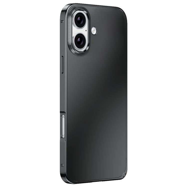Metal Frame Micro-frosted Back Panel Phone Case, For iPhone 17 Pro Max, For iPhone 17 Pro, For iPhone 17, For iPhone Air, For iPhone 16 Pro Max, For iPhone 16 Pro, For iPhone 15 Pro Max, For iPhone 15 Pro