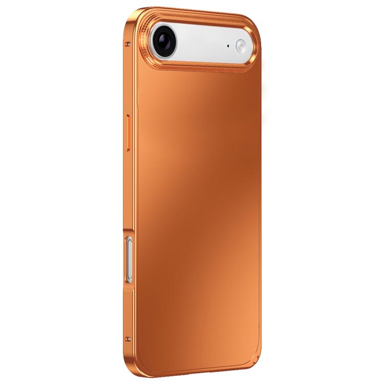 Metal Frame Micro-frosted Back Panel Phone Case, For iPhone 17 Pro Max, For iPhone 17 Pro, For iPhone 17, For iPhone Air, For iPhone 16 Pro Max, For iPhone 16 Pro, For iPhone 15 Pro Max, For iPhone 15 Pro