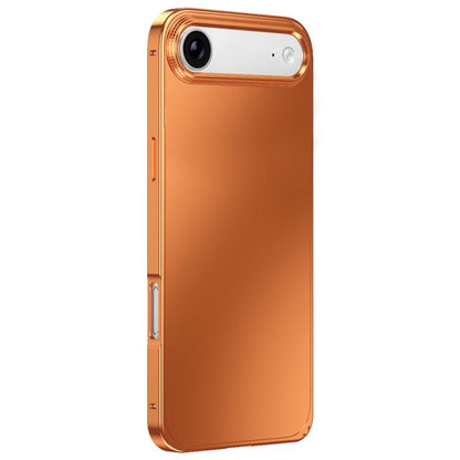 Metal Frame Micro-frosted Back Panel Phone Case, For iPhone 17 Pro Max, For iPhone 17 Pro, For iPhone 17, For iPhone Air, For iPhone 16 Pro Max, For iPhone 16 Pro, For iPhone 15 Pro Max, For iPhone 15 Pro