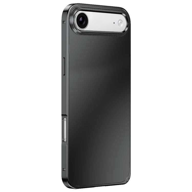 Metal Frame Micro-frosted Back Panel Phone Case, For iPhone 17 Pro Max, For iPhone 17 Pro, For iPhone 17, For iPhone Air, For iPhone 16 Pro Max, For iPhone 16 Pro, For iPhone 15 Pro Max, For iPhone 15 Pro