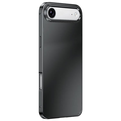 Metal Frame Micro-frosted Back Panel Phone Case, For iPhone 17 Pro Max, For iPhone 17 Pro, For iPhone 17, For iPhone Air, For iPhone 16 Pro Max, For iPhone 16 Pro, For iPhone 15 Pro Max, For iPhone 15 Pro