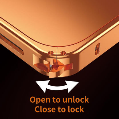 Metal Frame Micro-frosted Back Panel Phone Case, For iPhone 14 Pro, For iPhone 14 Pro Max