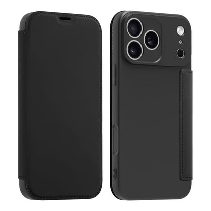 Imitate Liquid Skin Feel Leather Phone Case with Card Slots, For iPhone 17 Pro Max, For iPhone 17 Pro
