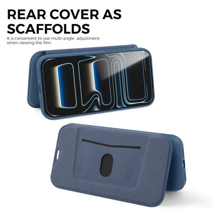 Imitate Liquid Skin Feel Leather Phone Case with Card Slots, For iPhone 17 Pro Max, For iPhone 17 Pro