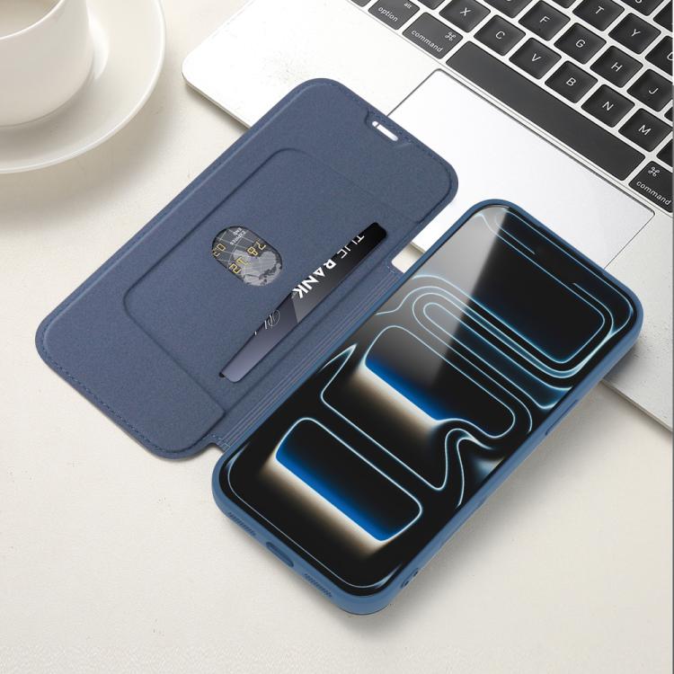 Imitate Liquid Skin Feel Leather Phone Case with Card Slots, For iPhone 17 Pro Max, For iPhone 17 Pro