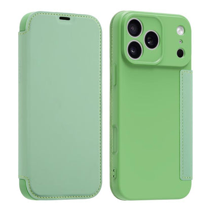 Imitate Liquid Skin Feel Leather Phone Case with Card Slots, For iPhone 17 Pro Max, For iPhone 17 Pro