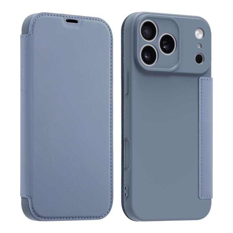 Imitate Liquid Skin Feel Leather Phone Case with Card Slots, For iPhone 17 Pro Max, For iPhone 17 Pro