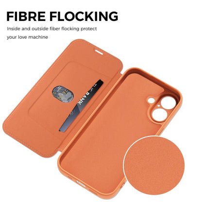 Imitate Liquid Skin Feel Leather Phone Case with Card Slots, For iPhone 17, For iPhone Air