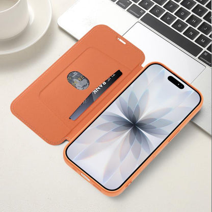 Imitate Liquid Skin Feel Leather Phone Case with Card Slots, For iPhone 17, For iPhone Air