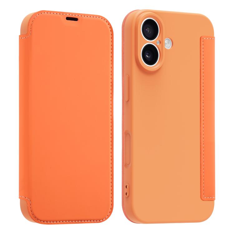 Imitate Liquid Skin Feel Leather Phone Case with Card Slots, For iPhone 17, For iPhone Air