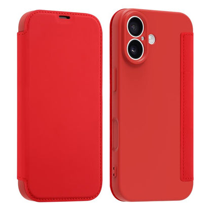 Imitate Liquid Skin Feel Leather Phone Case with Card Slots, For iPhone 17, For iPhone Air