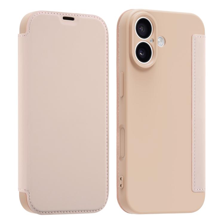 Imitate Liquid Skin Feel Leather Phone Case with Card Slots, For iPhone 17, For iPhone Air