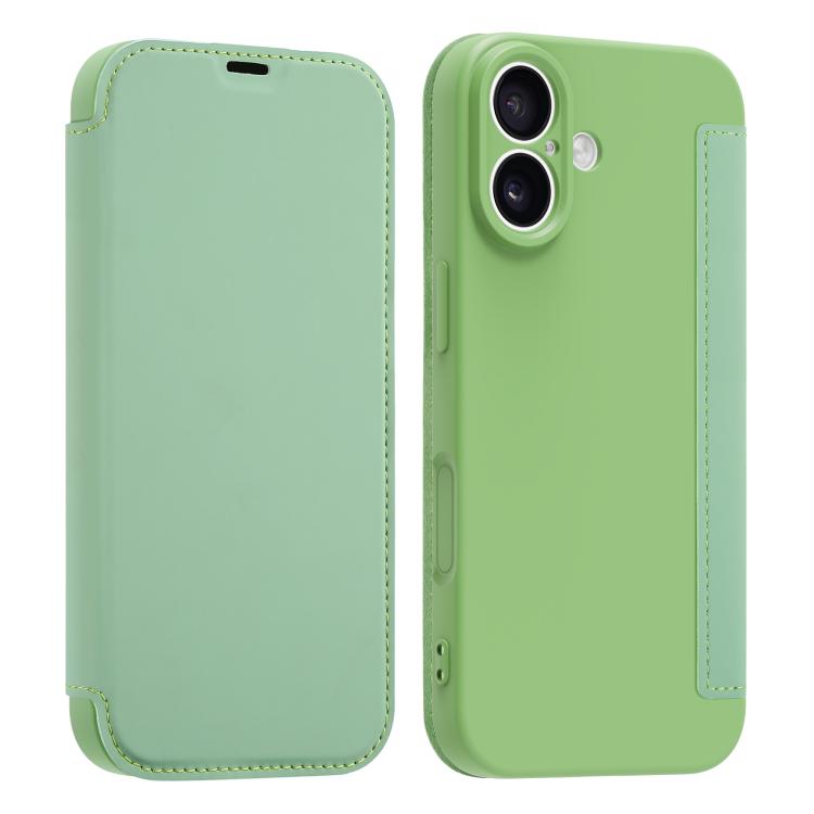 Imitate Liquid Skin Feel Leather Phone Case with Card Slots, For iPhone 17, For iPhone Air