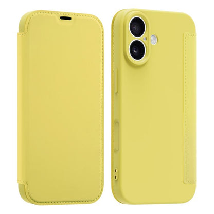Imitate Liquid Skin Feel Leather Phone Case with Card Slots, For iPhone 17, For iPhone Air