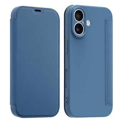 Imitate Liquid Skin Feel Leather Phone Case with Card Slots, For iPhone 17, For iPhone Air