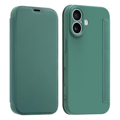 Imitate Liquid Skin Feel Leather Phone Case with Card Slots, For iPhone 17, For iPhone Air