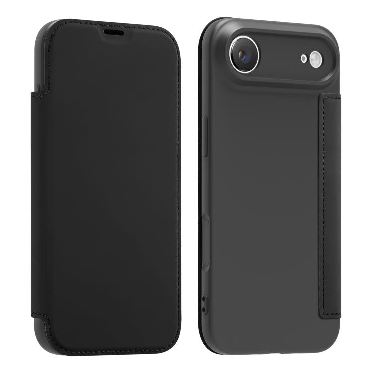 Imitate Liquid Skin Feel Leather Phone Case with Card Slots, For iPhone 17, For iPhone Air