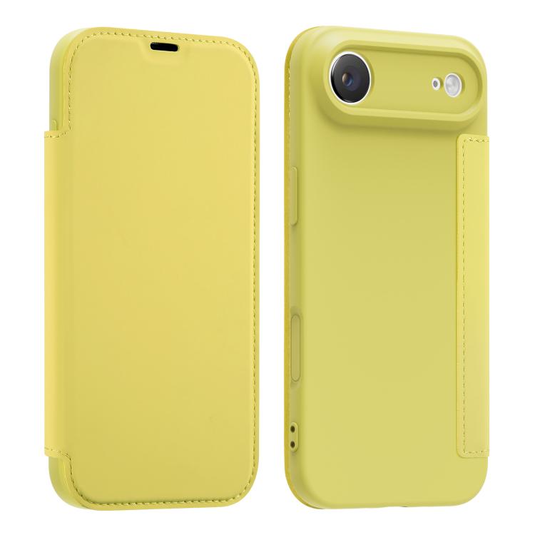 Imitate Liquid Skin Feel Leather Phone Case with Card Slots, For iPhone 17, For iPhone Air