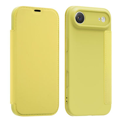 Imitate Liquid Skin Feel Leather Phone Case with Card Slots, For iPhone 17, For iPhone Air