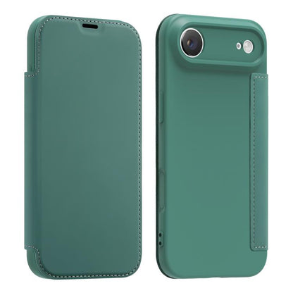 Imitate Liquid Skin Feel Leather Phone Case with Card Slots, For iPhone 17, For iPhone Air
