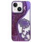 Electroplated TPU Lotus Hollow-carved  Rhinestone Glitter Phone Case, For iPhone 15, For iPhone 14, For iPhone 14 Pro, For iPhone 14 Pro Max