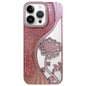 Electroplated TPU Lotus Hollow-carved  Rhinestone Glitter Phone Case, For iPhone 13 Pro Max, For iPhone 13 Pro, For iPhone 13, For iPhone 12