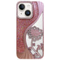 Electroplated TPU Lotus Hollow-carved  Rhinestone Glitter Phone Case, For iPhone 13 Pro Max, For iPhone 13 Pro, For iPhone 13, For iPhone 12