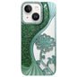 Electroplated TPU Lotus Hollow-carved  Rhinestone Glitter Phone Case, For iPhone 13 Pro Max, For iPhone 13 Pro, For iPhone 13, For iPhone 12