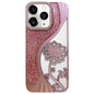 Electroplated TPU Lotus Hollow-carved  Rhinestone Glitter Phone Case, For iPhone 12 Pro Max, For iPhone 12 Pro, For iPhone 11 Pro Max, For iPhone 11